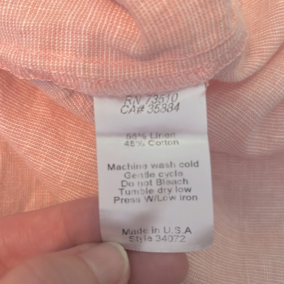 Anthropologie Uncle Frank Linen Blend Tunic Shirt Dress - Picture 6 of 6